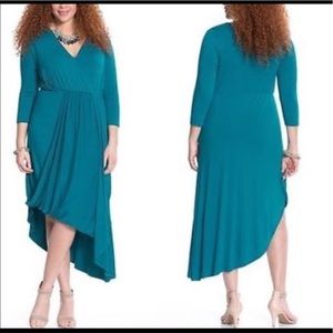 NEW Lane Bryant Draped Dress